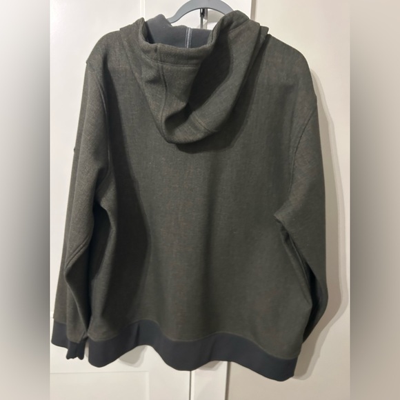 The North Face Men's Dark Green Zip-Up Light Jacket - Picture 2 of 4